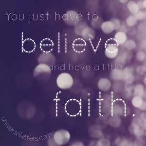 believe and faith